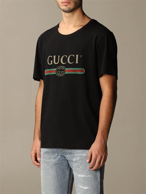 gucci tee vintage logo|Men's Gucci T Shirts .